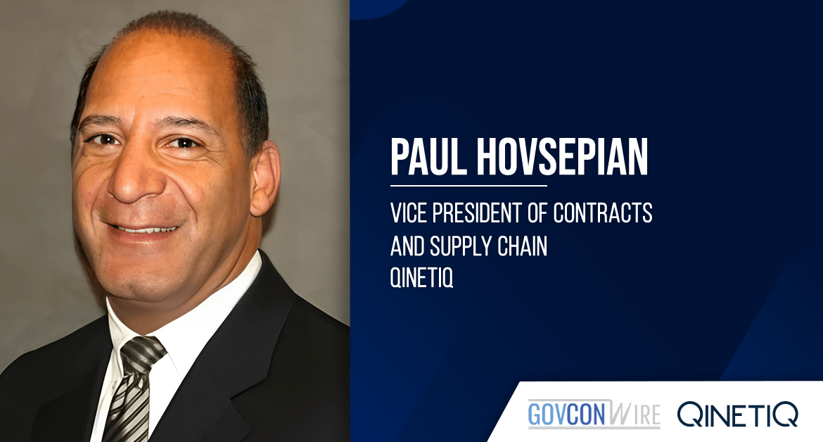 Paul Hovsepian Named VP of Contracts & Supply Chain at QinetiQ